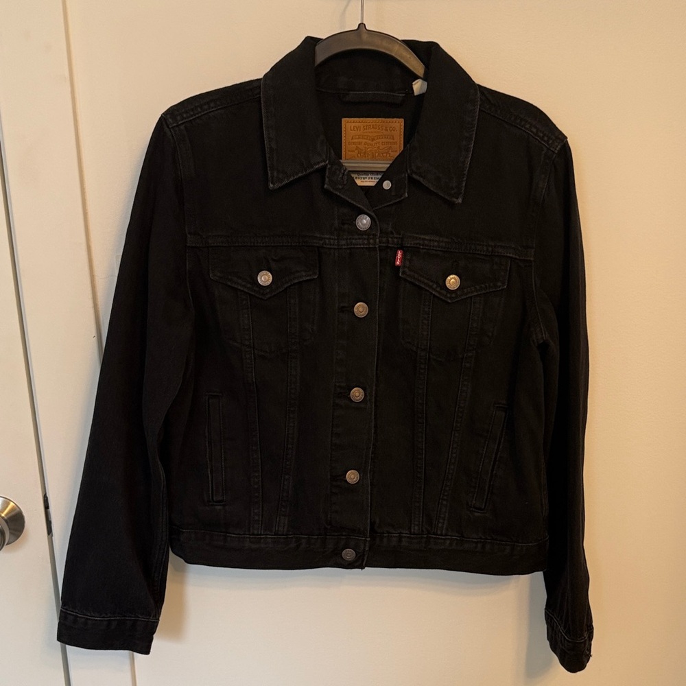 Levi's Premium Black Denim Jacket